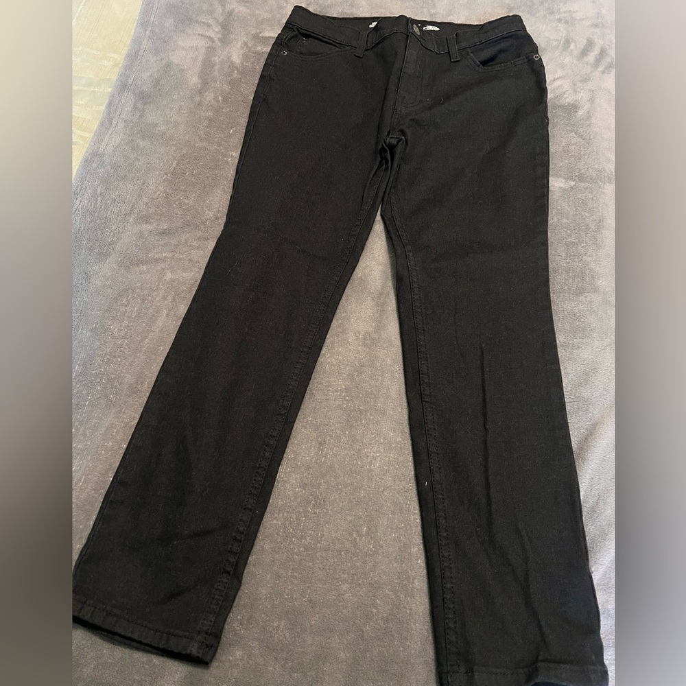 Boys Cat Jack Black Stretch Denim Pants size 14